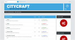 Desktop Screenshot of forum.citycraft.co.uk
